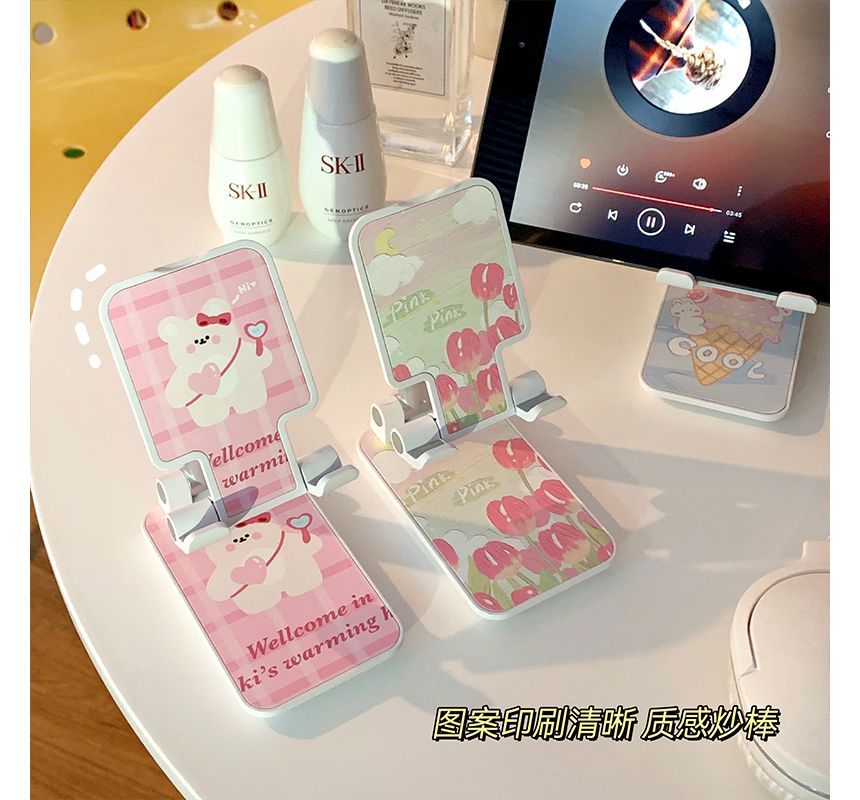 Print Foldable Desktop Phone Stand (various designs)