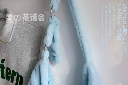 Plain Fluffy Crossbody Bag