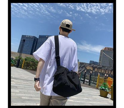 Crossbody Bag Plain Canvas