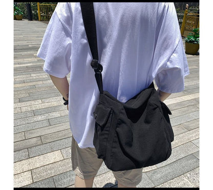 Crossbody Bag Plain Canvas