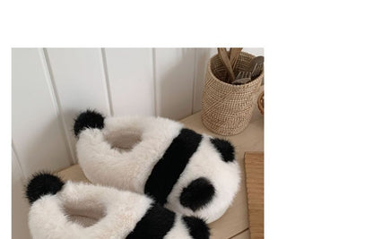 Panda Fluffy Slippers