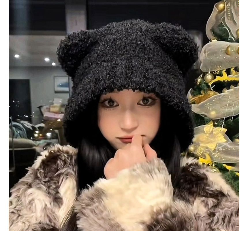 Fleece Bucket Ear Hat