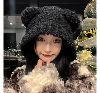 Fleece Bucket Ear Hat