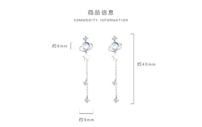 Planet Star Drop Earring