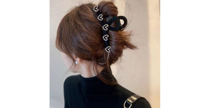 Rhinestone Hair Clamp Heart