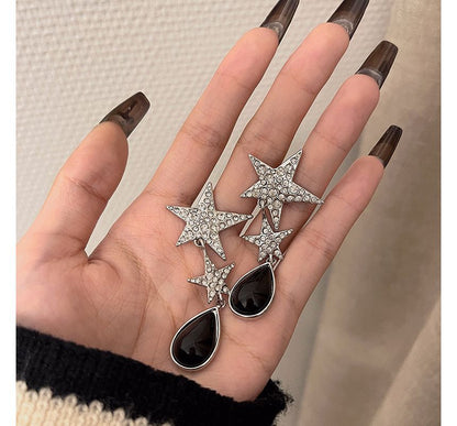 Earring Drop Rhinestone Star