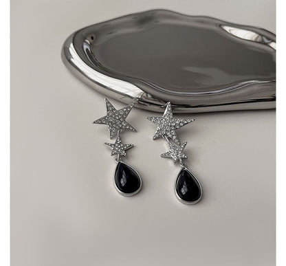 Earring Drop Rhinestone Star