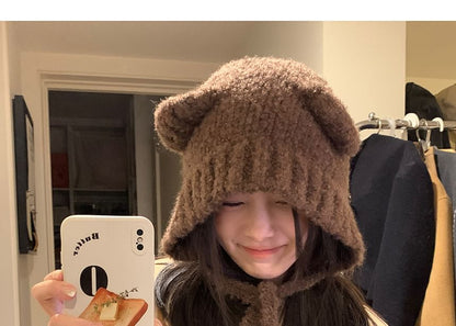 Bear Ear Knit Beanie