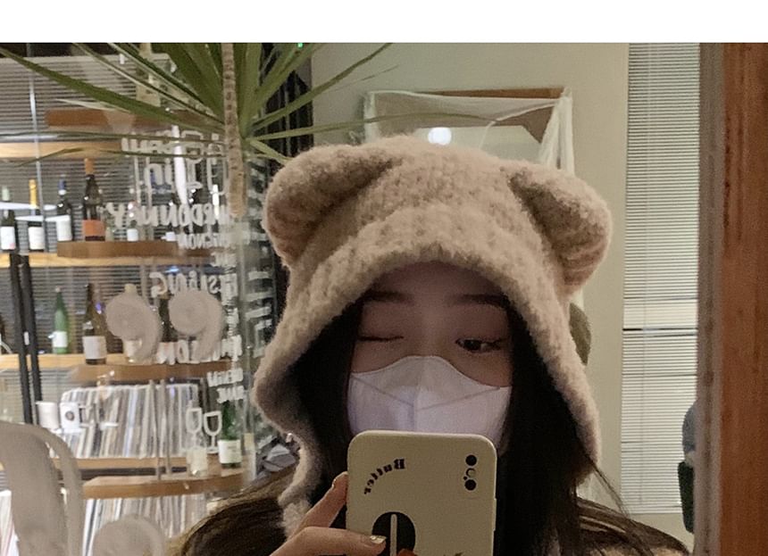 Bear Ear Knit Beanie