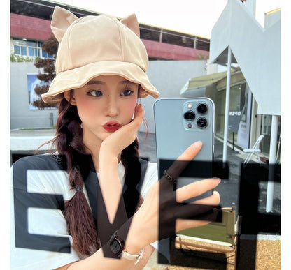 Bucket Hat Ear Cat