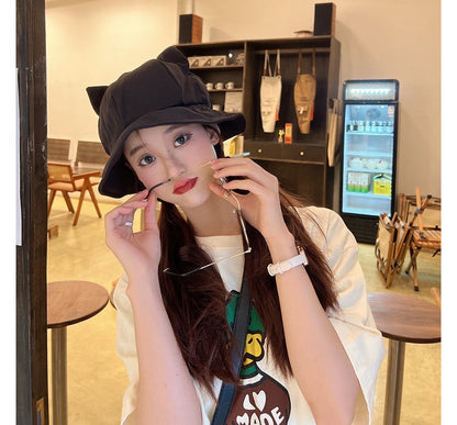 Bucket Hat Ear Cat