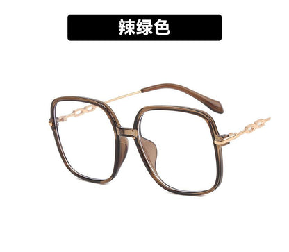 Blue Blocking Frame Eyeglasses Round Light