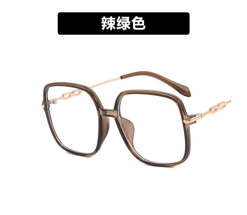 Blue Blocking Frame Eyeglasses Round Light