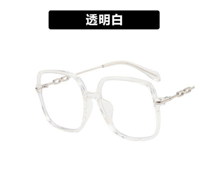 Blue Blocking Frame Eyeglasses Round Light