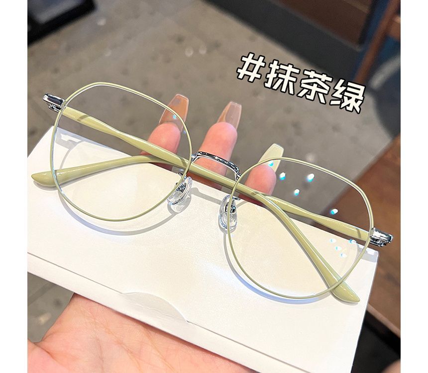 Blocking Light Eyeglasses Frame Round Blue