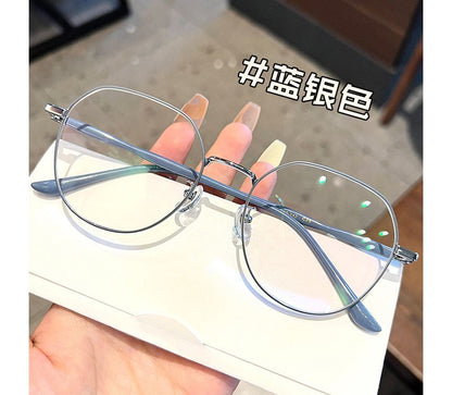 Blocking Light Eyeglasses Frame Round Blue