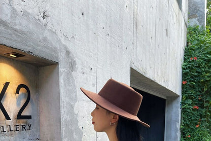 Wide Plain Hat Brim