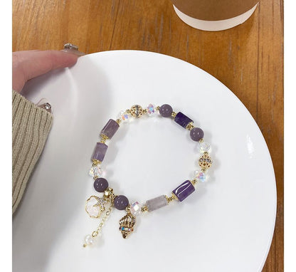 Star Charm Crystal Faux Bracelet