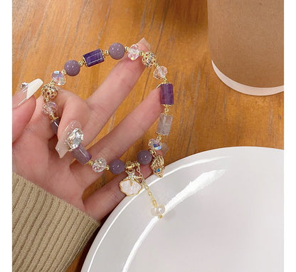 Star Charm Crystal Faux Bracelet