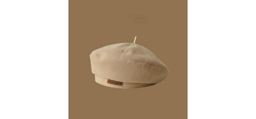 Hat Lettering Applique Beret
