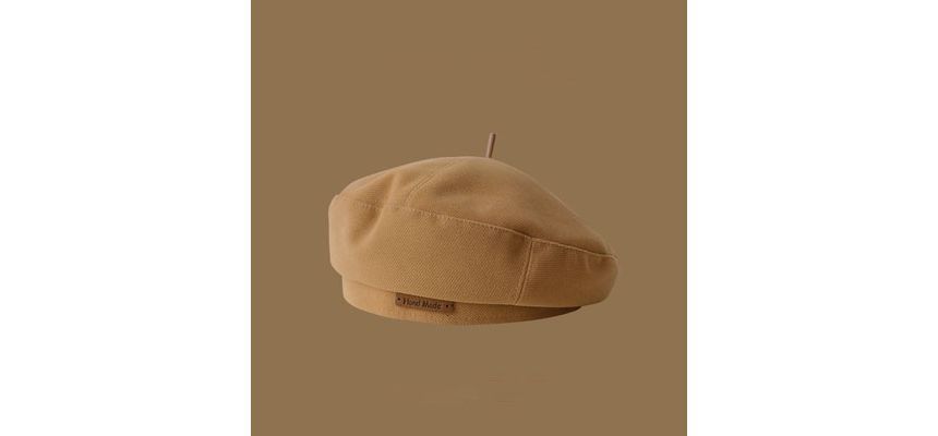 Hat Lettering Applique Beret