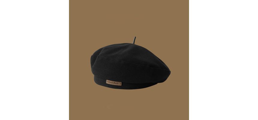 Hat Lettering Applique Beret