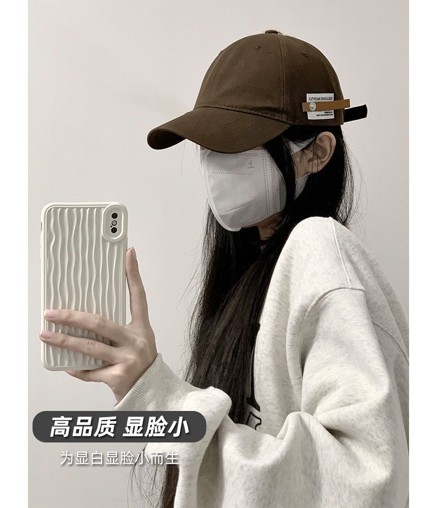 Casquette de baseball avec appliqué