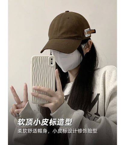 Casquette de baseball avec appliqué