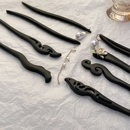 designs) Wooden Stick Hair (various