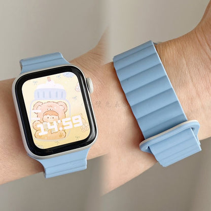 Magnetic Silicone Apple Watch Band