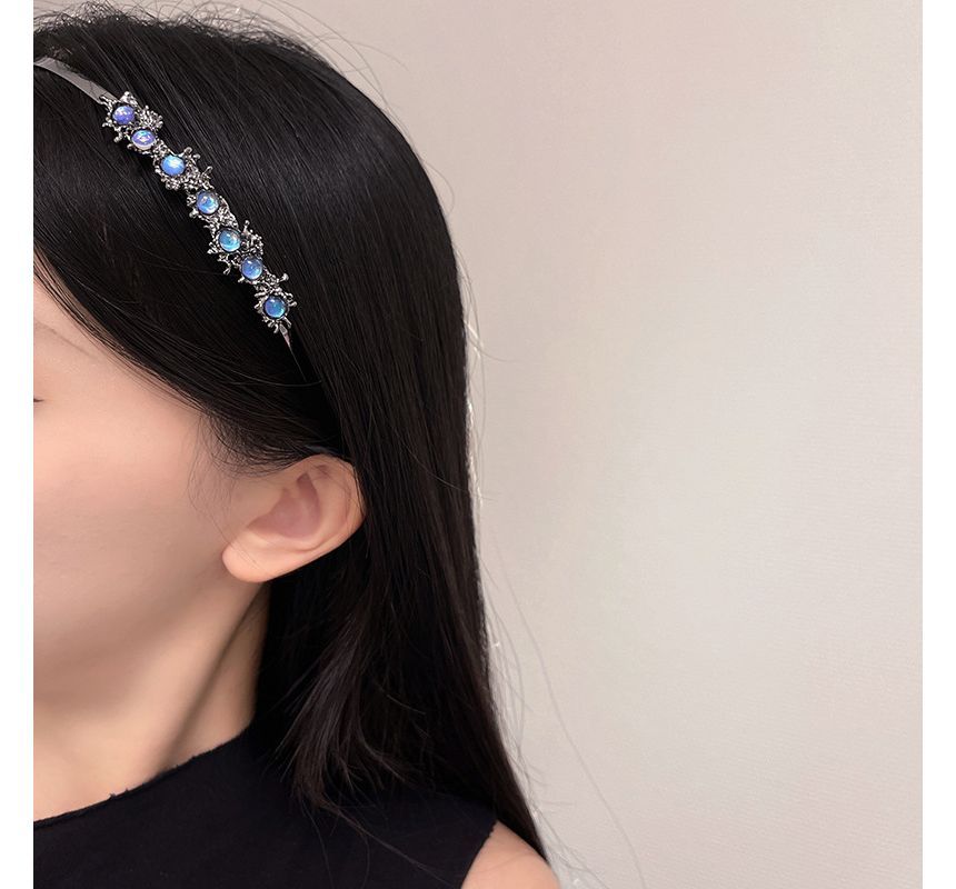 Moonstone Headband Faux Thin