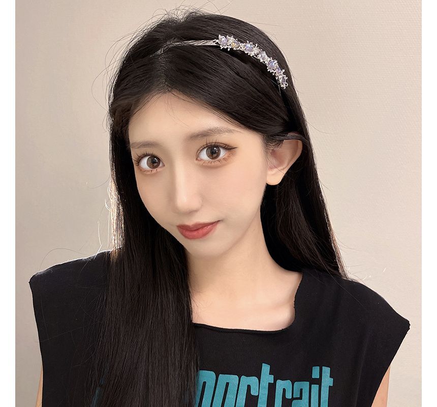 Moonstone Headband Faux Thin