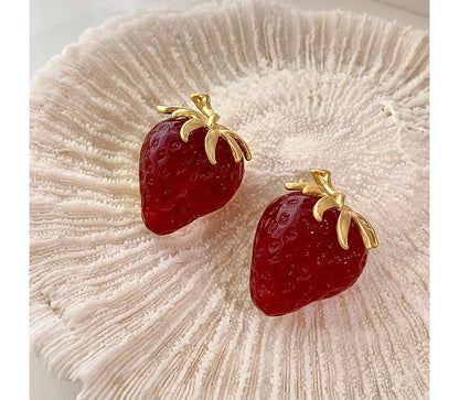 Earring Strawberry Stud