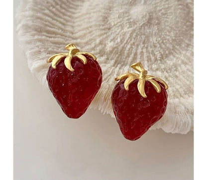 Earring Strawberry Stud