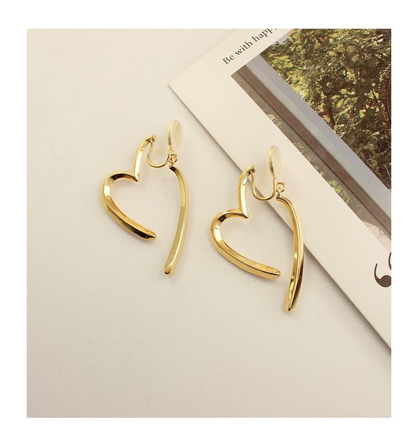 Alloy Heart Cuff Earring