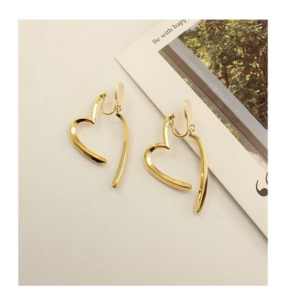 Alloy Heart Cuff Earring