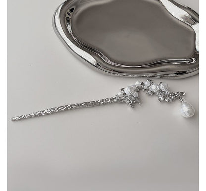 Clip Hair Irregular Alloy Faux Pearl