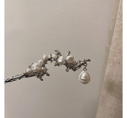 Clip Hair Irregular Alloy Faux Pearl
