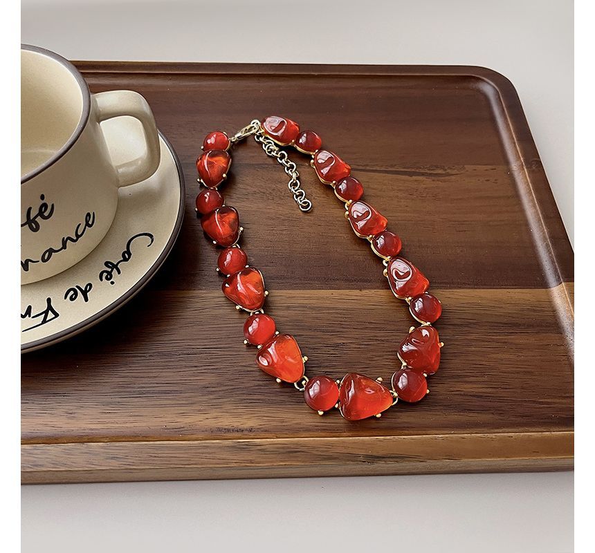 Faux Choker Alloy Crystal