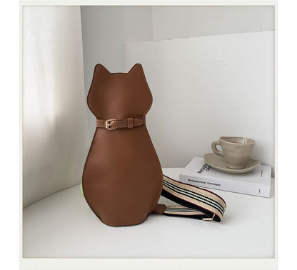 Sling Animal Leather Bag Faux