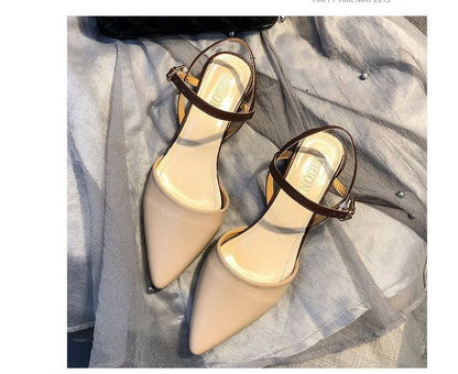 Heel Sandals Slingback Chunky