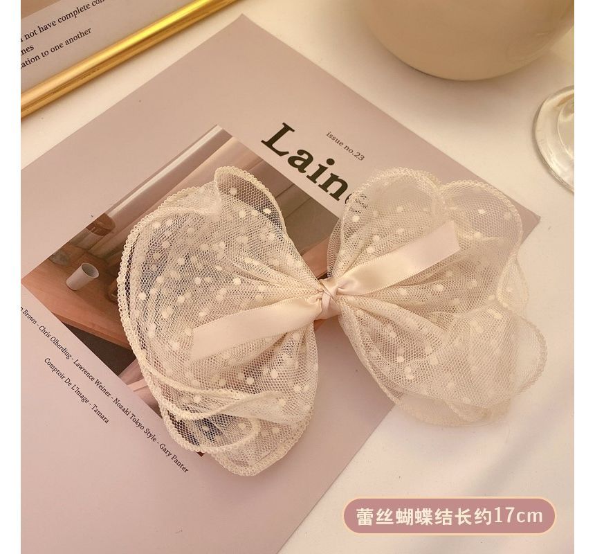 Mesh Bow Hair Clip (Various Designs)