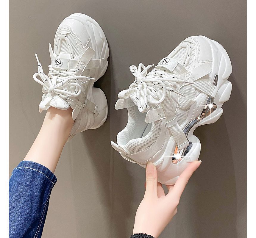 Sneakers Lace Platform Up