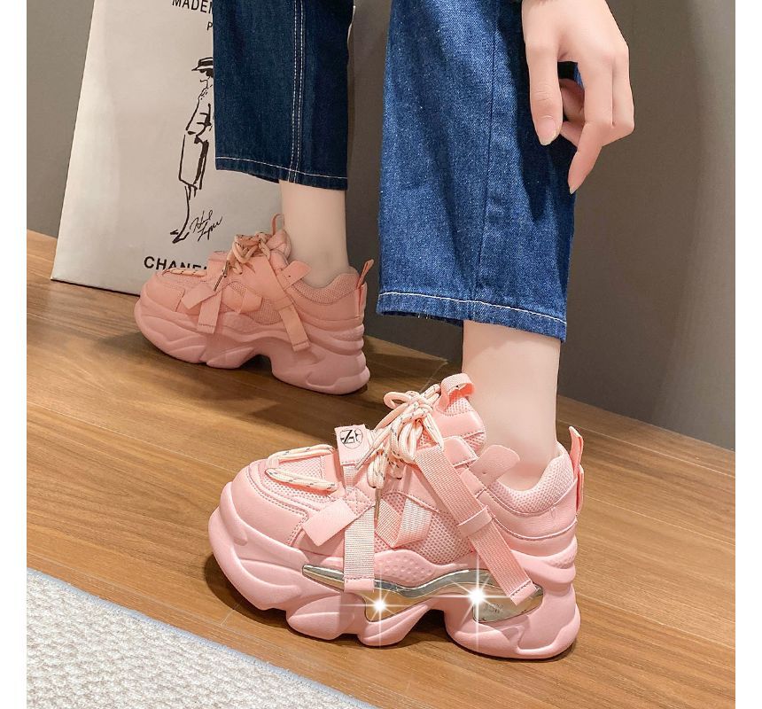Sneakers Lace Platform Up