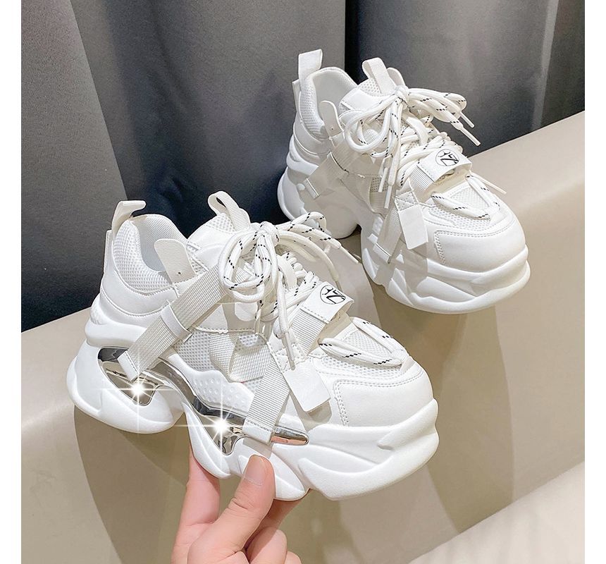 Sneakers Lace Platform Up