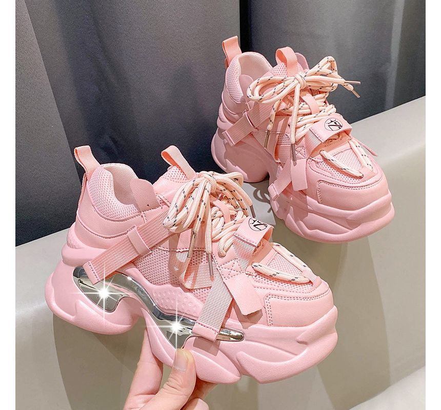 Sneakers Lace Platform Up