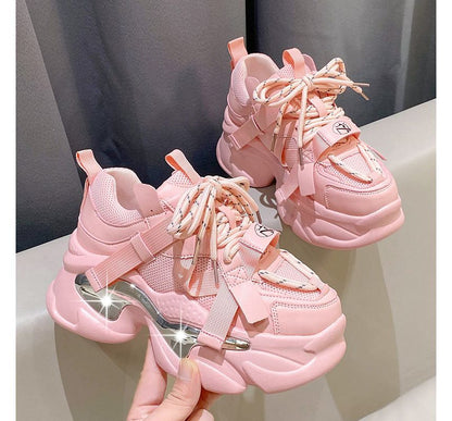 Sneakers Lace Platform Up