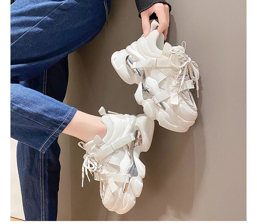 Sneakers Lace Platform Up