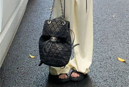 Neck / Plain Drawstring Wide Long-Sleeve Cutout Sweatpants Crop Round Waist Striped Leg Tee