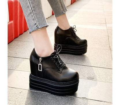 Ups Hidden Platform Lace Wedge